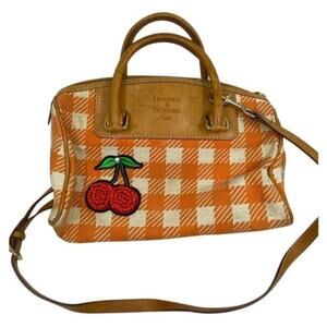 DOONEY & BOURKE Orange White Tote Crossbody Bag
